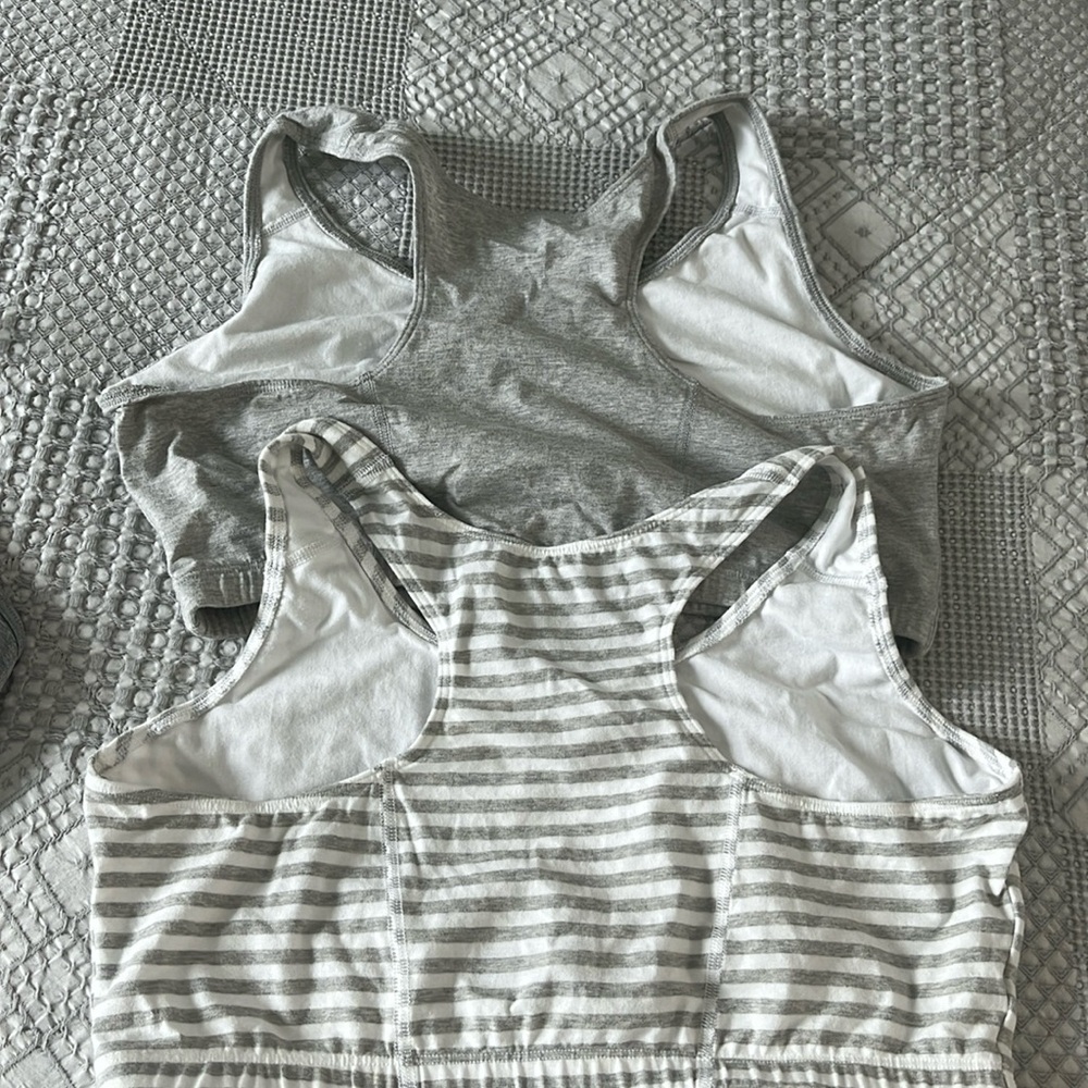 Two brand-new cotton sports bra